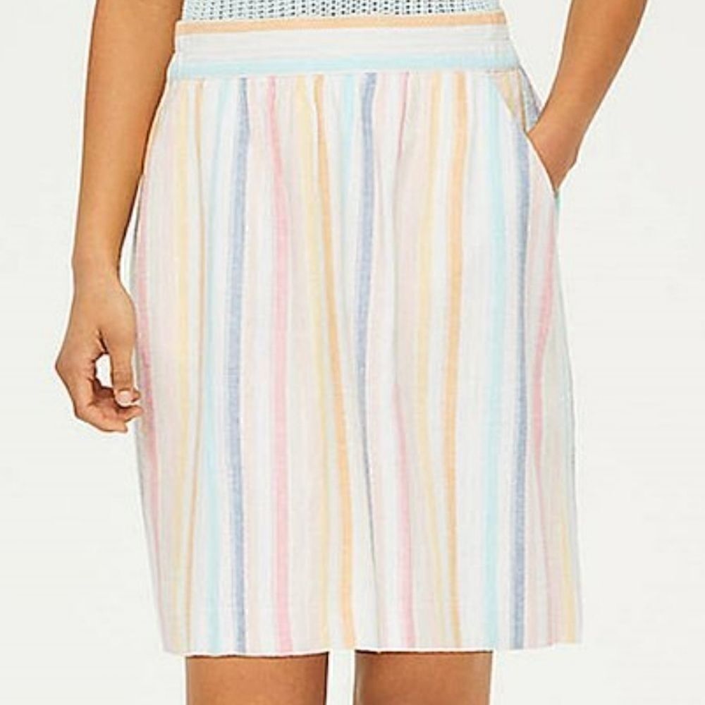 Nwt Loft linen/Viscose spring and summer skirt size xs - pockets